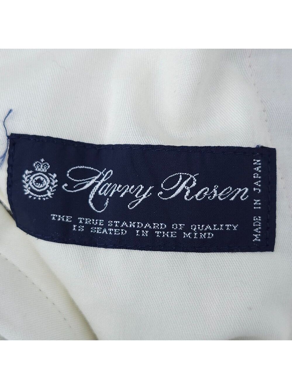 Harry Rosen Plaid Dress Pants Made in Japan 28" x 30" w-73cm - Picture 5 of 8
